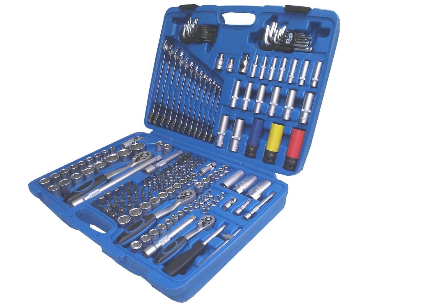 176-Piece 1/4 in, 3/8 in & 1/2 in Drive Socket Set